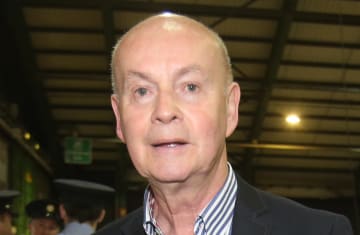 Pat Carey at the Marriage Equality Referendum count centre in the RDS in May 2015.