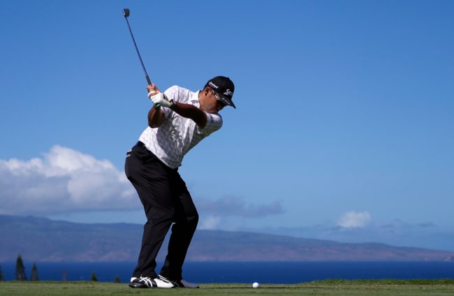 Matsuyama took advantage of the conditions on Friday to shoot an eight-under par 65.