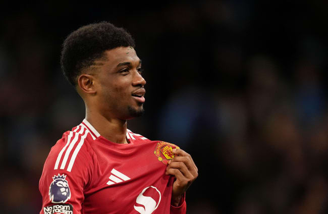 Amad Diallo, who has signed a new contract that will keep him at Manchester United until 2030.