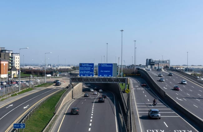 File photo: Motorway, Dublin.