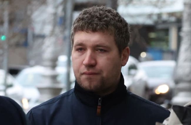 Nicolae Zgherea pictured at the Criminal Courts of Justice on Parkgate Street in Dublin for a court appearance.