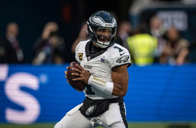 Philadelphia Eagles quarterback Jalen Hurts.