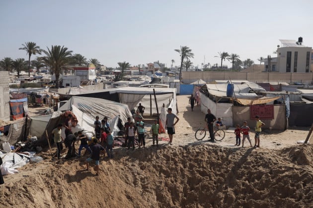 At least 40 people have been killed by Israeli strikes in Gaza today.