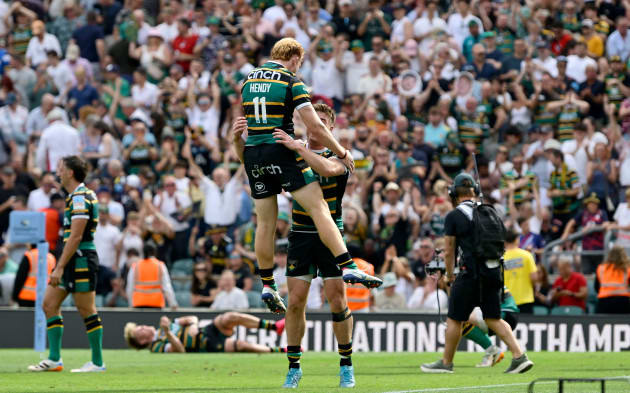 Hendy's double sweeps Northampton to Prem title in front of 81,000 ...