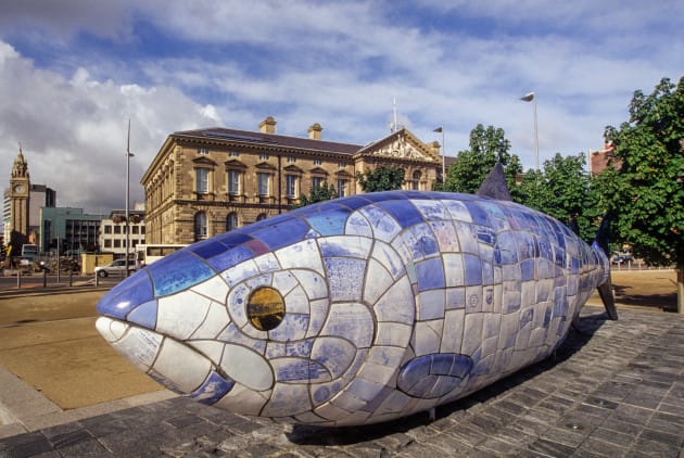 Man (44) charged after Belfast's 'Big Fish' sculpture damaged - The Journal